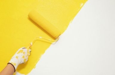 painting wall yellow