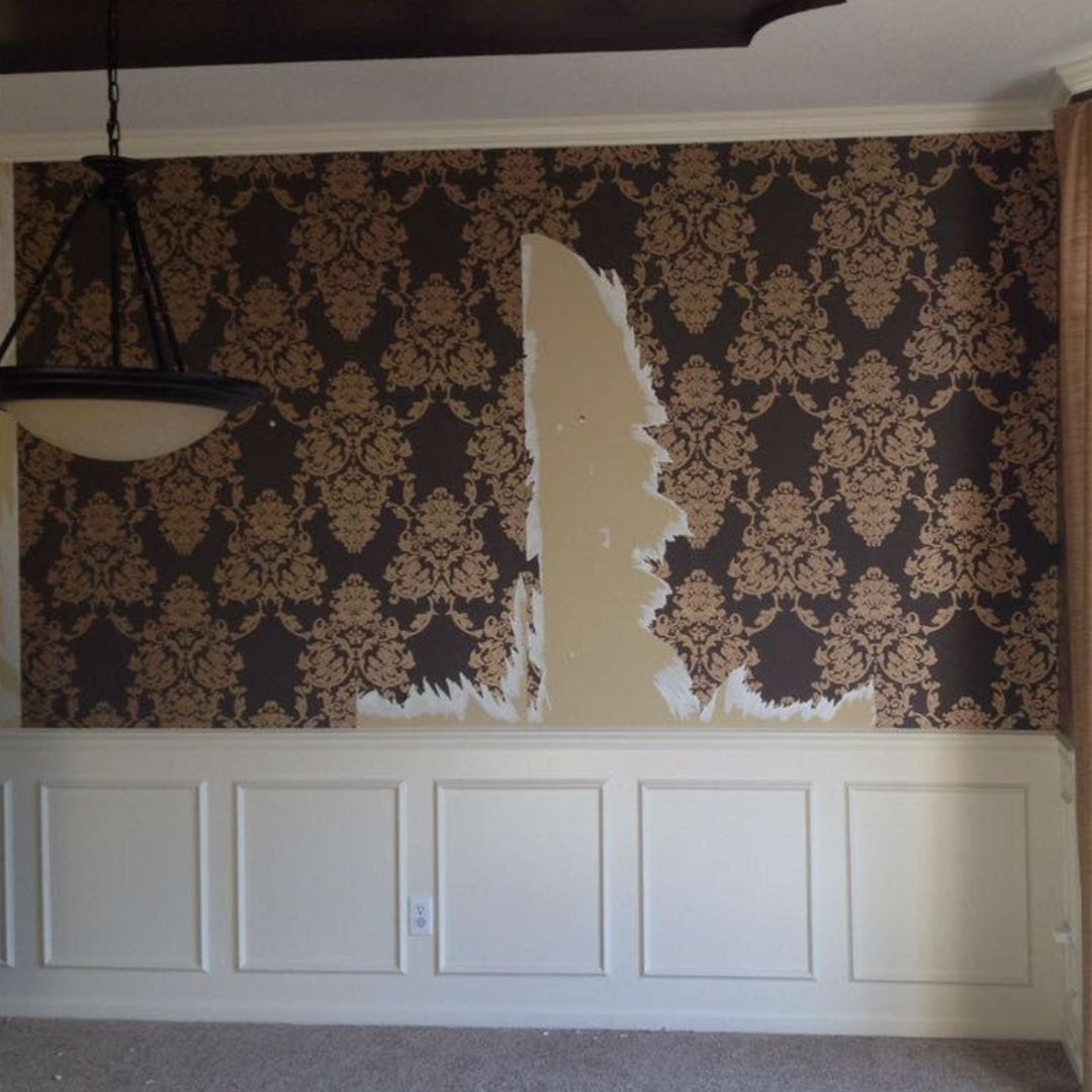 prep work wallpaper removal